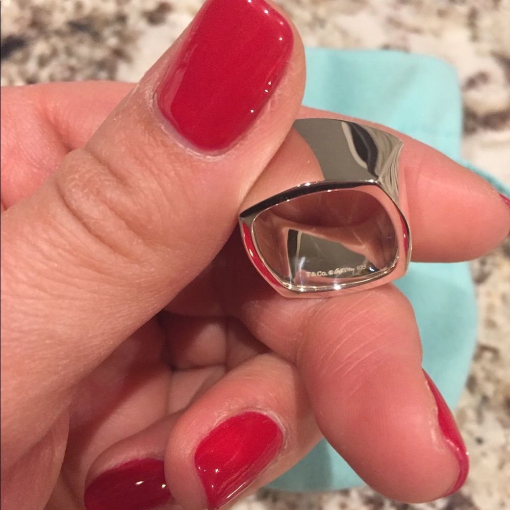 NWT Tiffany & Co. Frank Gehry Sterling Torque Ring